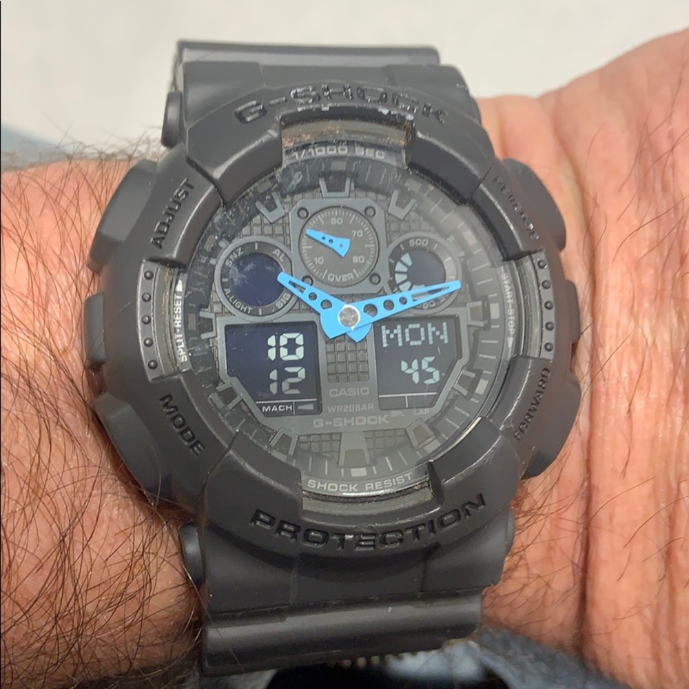 Grey G-Shock watch